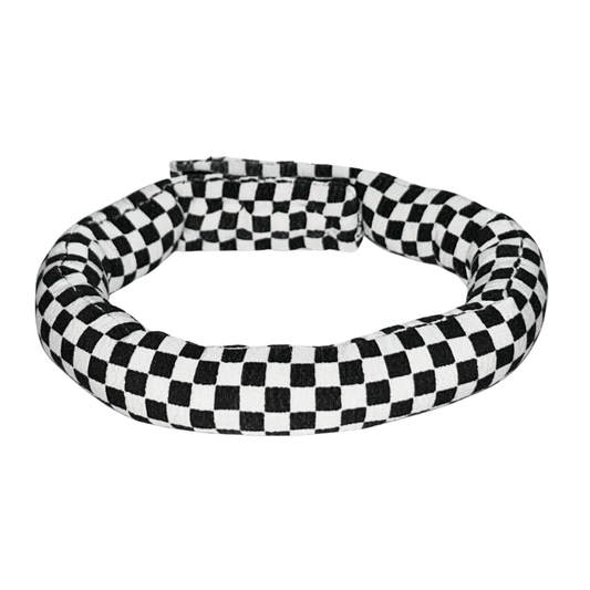Spooky Chessboard Herbal Pet Collar