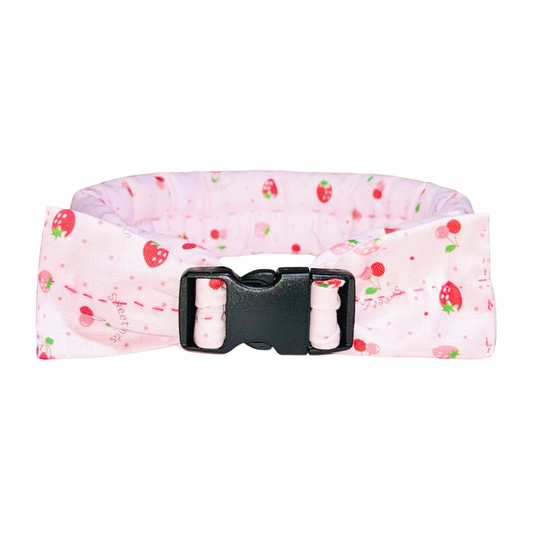 Strawberry Soft Pink Herbal Pet Collar
